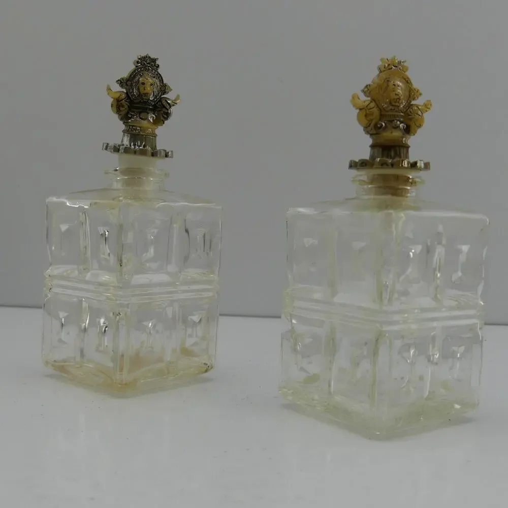 Lot of 3 VTG San Francisco Liquor Set Decanter Trolley Car w/ 2 Glass Bottles